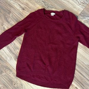 Jcrew sweater with elbow pad detail